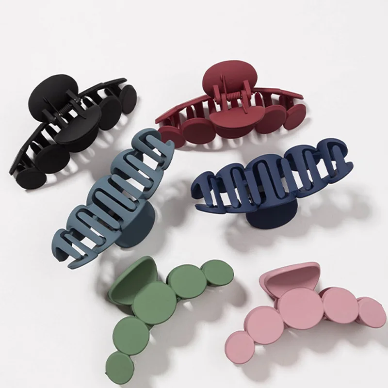 1Pcs Women Hair Clip Acrylic Hairpins Cross Transparent Hair Crab Claws Girls Make UP Washing Tool Accessories Decoration - Image 6