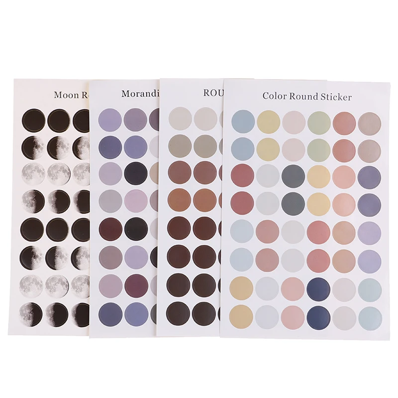 

48pcs/sheet Cute Dot Shape Stickers Labels For School Teacher Reward Sticker Gift Kid Hand Body Sticker Toys sticker toy