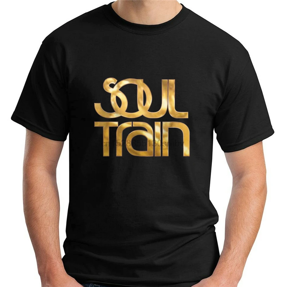 Soul Train Logo Musical Show Black T-Shirt Size S-3Xl High Quality Tee Shirt |