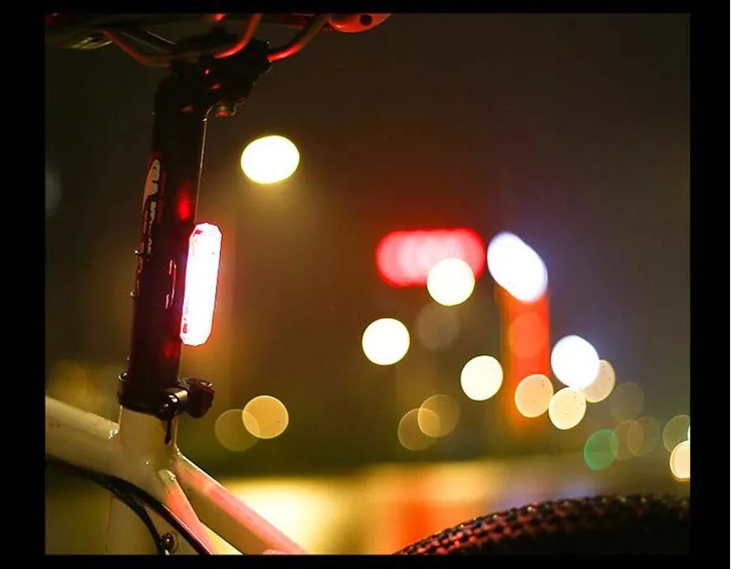 Perfect Bike Taillight Waterproof Riding Rear light Led Usb Chargeable Mountain Bike Cycling Light Tail-lamp Bicycle Light 16