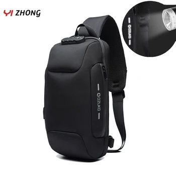 

Multifunction USB Anti-theft Messenger Bags Oxford Crossbody Bag for Men Luxury Purses and Handbags Short Trip Travel Chest Bag