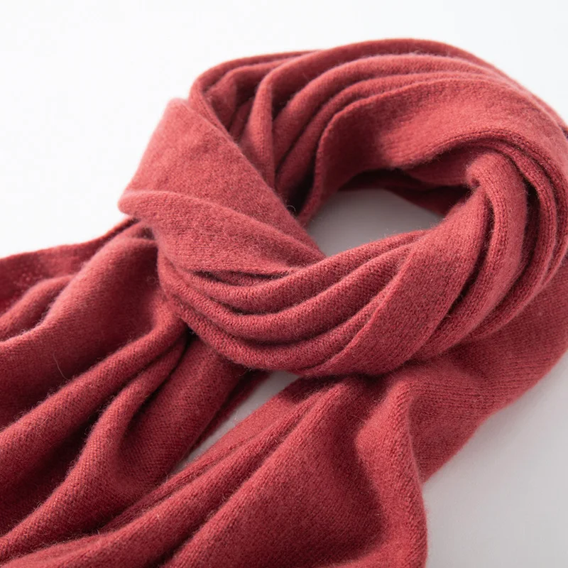 Scarf Women 100% Pashmina Knitting 180*45cm 19Colors Top Grade Winter Autumn Soft Warm Laides Pure Cashmere Scarves winter accessories tartan scarf women chiffon scarf knitted scarf