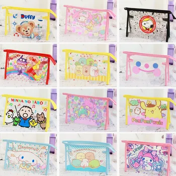 

Cartoon Hello Kitty My Melody Cinnamoroll Little Twin Stars Duffy Bear Pvc Cosmetic Bags Storage Toiletry Makeup Bags Wash Bags