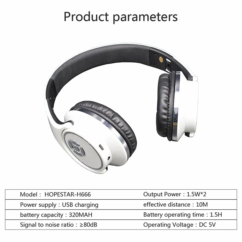 Гарнитура Bluetooth, карта памяти Воспроизведение беспроводные музыкальные стереонаушники подключение по радио-каналу и воспроизведение низких частот динамик телефон динамик usb зарядка черный/белый