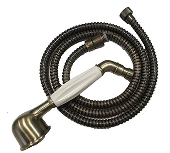 

RECAMBIO DUCHA, FLEXO Y SOPORTE CLÁSICO COLOR BRONCE