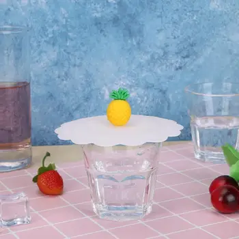 

Cartoon Creative Silicone Cup Cover Lovely Anti-dust Sealing Coffee Leak-proof Reusable Lid Cute Panda Shape Cups Lids