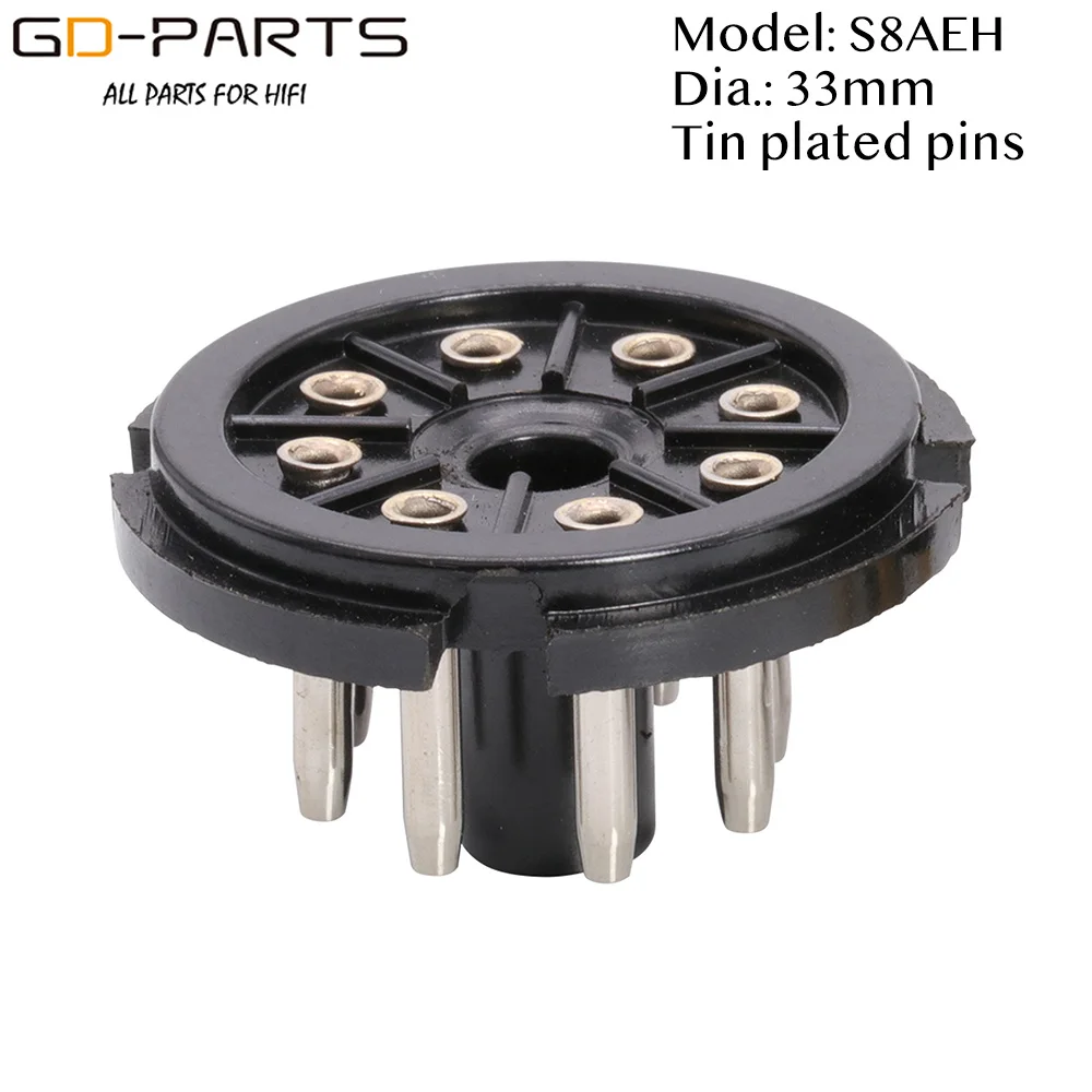 OCTAL TUBE BASE 8pin позолоченная вакуумная трубка Octal socket base для гитарного усилителя