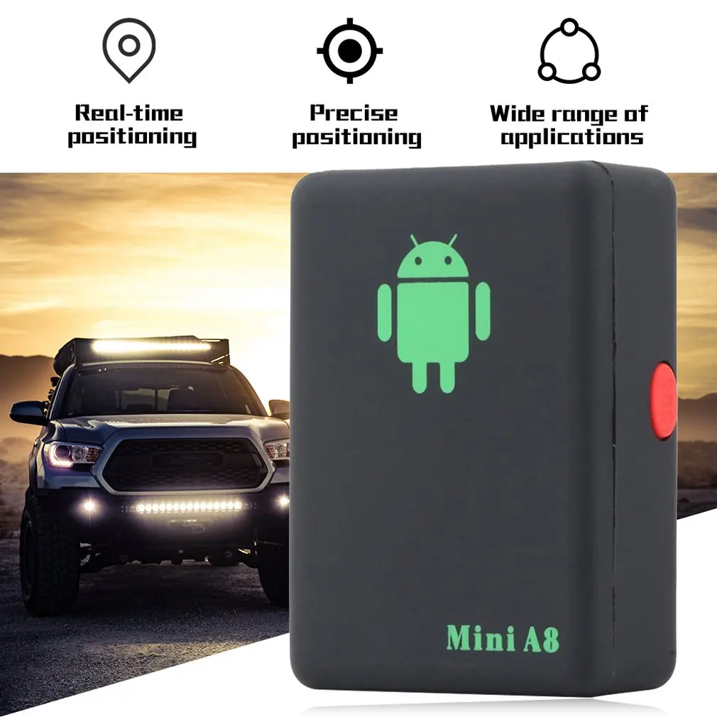 Мини Global A8 gps трекер Водонепроницаемый Авто трекер в реальном времени GSM/GPRS/gps отслеживание мощности инструмент отслеживания для детей домашних животных автомобиль