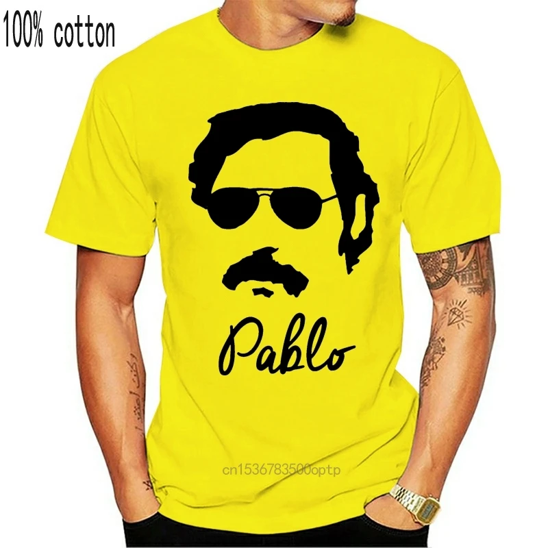 Pablo Escobar футболка солнцезащитные очки Футболка Рубашка с короткими рукавами 5x
