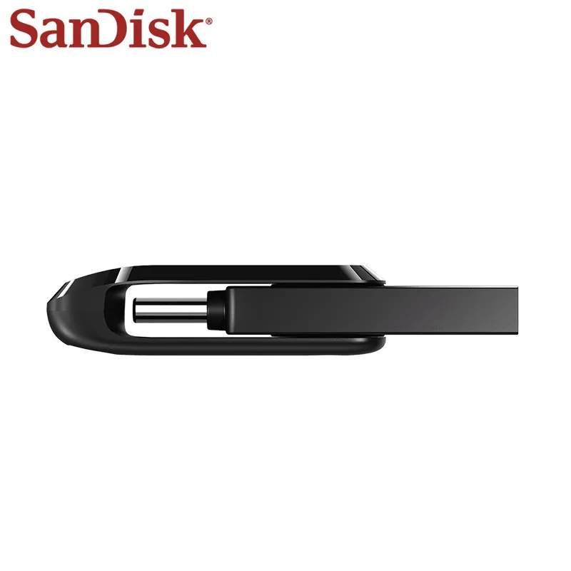  New Arrival SanDisk Dual Drive Go USB 3.1 Type C Memory Stick 128GB 64GB 32GB Type A Black Pendrive