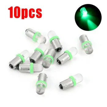 

High Quality Durable And Practical 10x BA9S LED Dashboard Instrument Panel Gauge Interior Light Bulb 1815 T4W Green