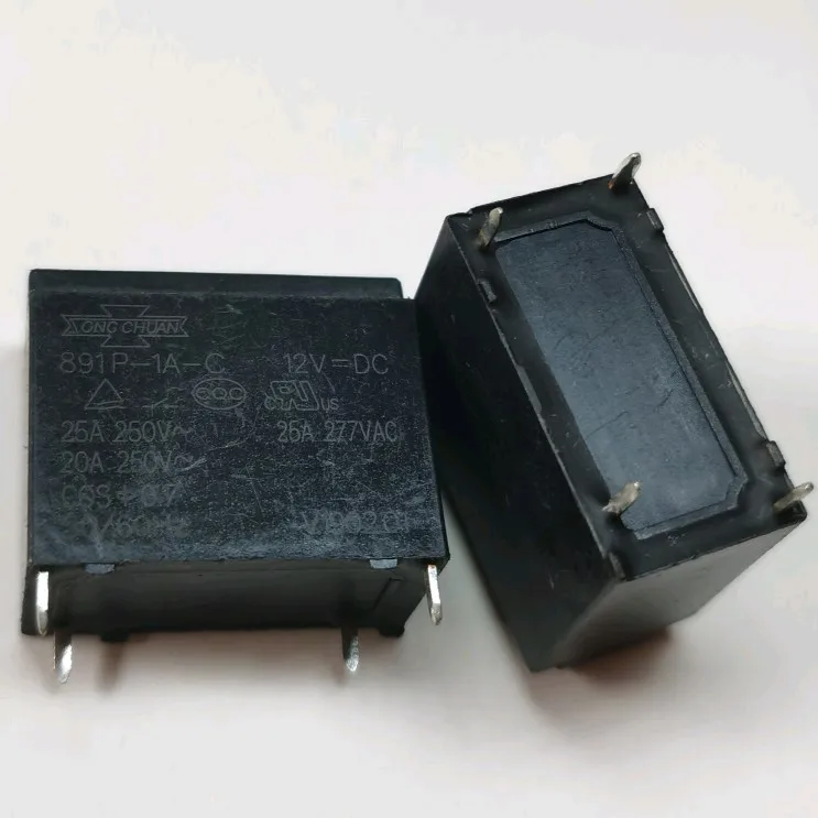

10 шт./лот 100% оригинальное новое реле 891P-1A-F-C-12VDC 891P-1A-F-C-24VDC 891P-1A-F-C 891P 1A F C 12V 24V DC12V 4PIN 25A