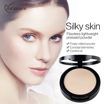 

NICEFACE Oil Control Moisturizing Powder Gentle oil absorption concealing setting pressed powder Wet and dry 4 colors powder