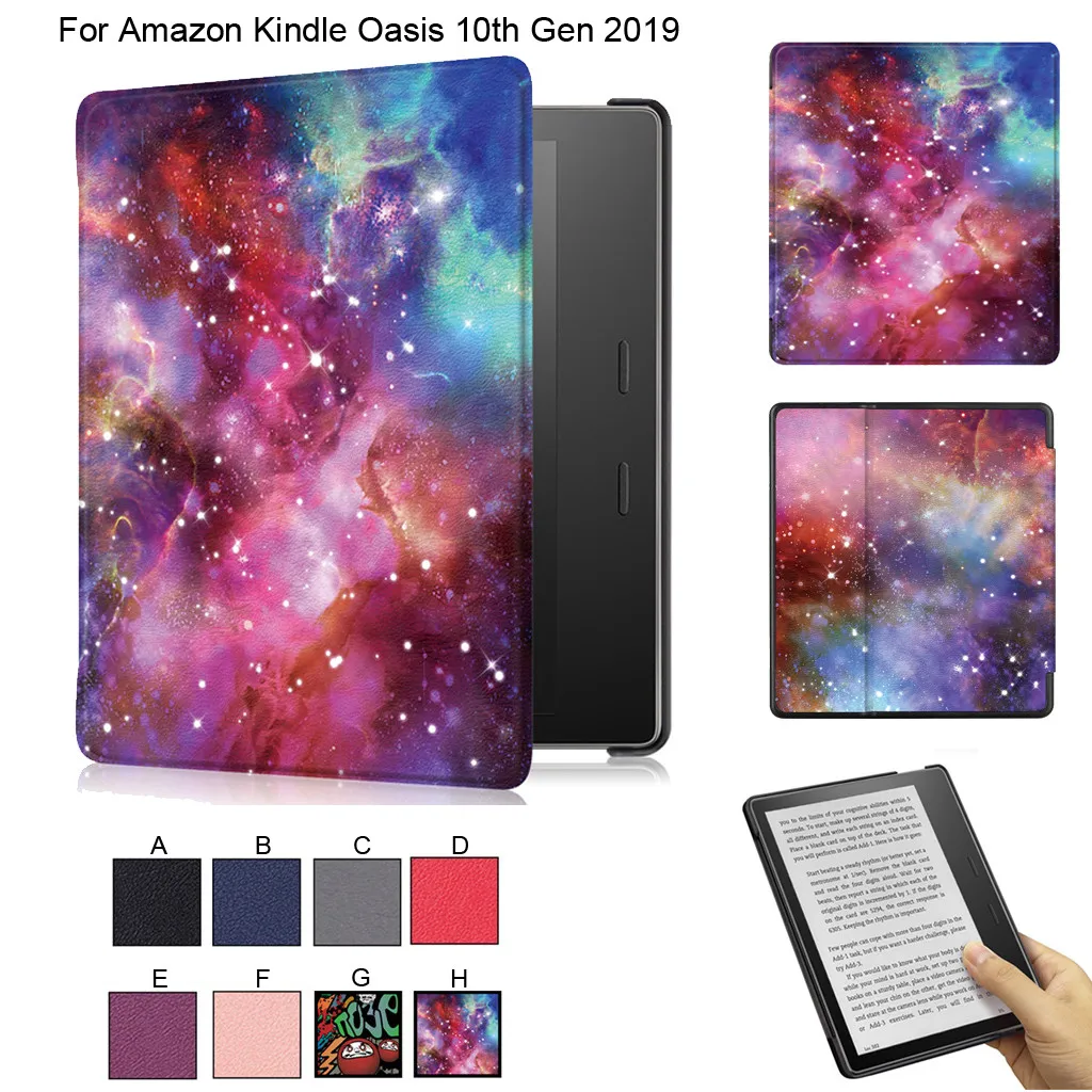 

Tablet Case Cover For Amazon Kindle Oasis 10th Gen 2019 Slim Flip Case Cover with Auto Wake/Sleep Protective Cases Covers