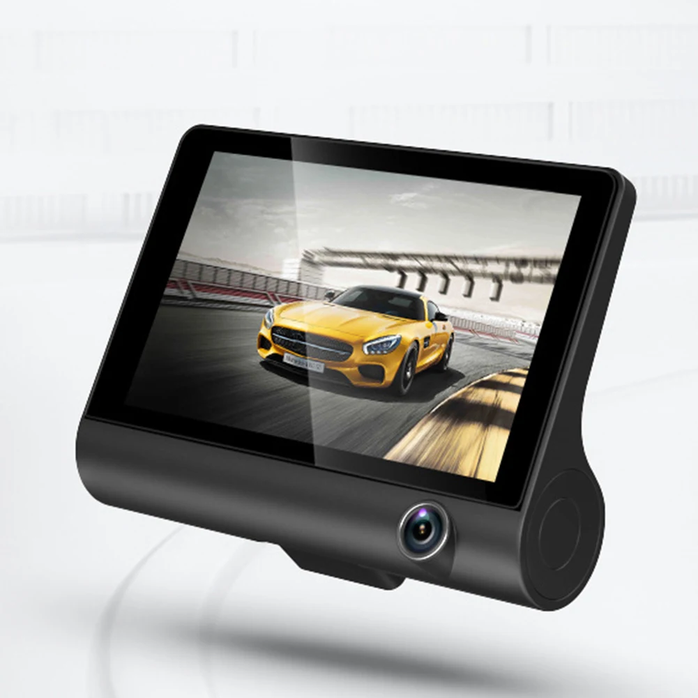 Автомобильный видеорегистратор, 4 дюйма, lcd 1080 P, Автомобильный видеорегистратор, камера, видеорегистратор, g-сенсор, ночное видение, Автомобильный видеорегистратор, водонепроницаемая камера