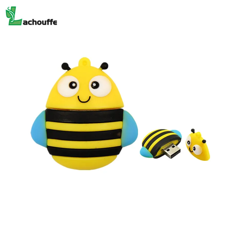 pvc fox usb flash 4GB 16GB 32GB 64GB 128gb owl penguin Usb Flash Drive memory stick Pendrive cartoon animal bee usb flash drive