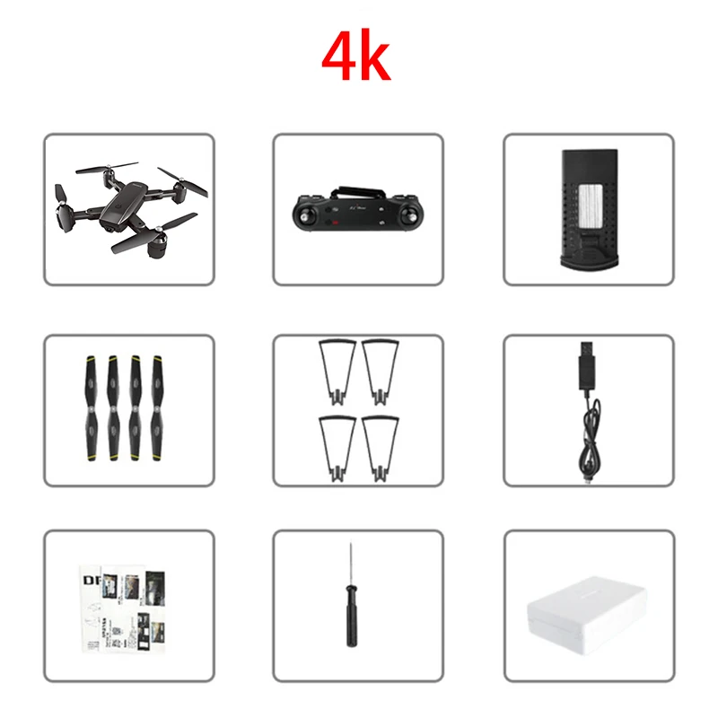 4k ZD5 новые Радиоуправляемый Дрон Quadcopter с 1080 P Wi-Fi FPV Камера вертолет 20 мин. время полета Профессиональный Дрон квадрокоптер с камерой аккумулятор квадрокоптер с камерой профессиона квадракоптер - Цвет: 4k