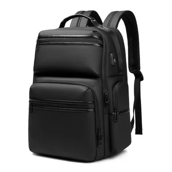 

Men Business Trip Backpack USB Charger Waterproof Male Bags with Dry and Wet Separation Pocket Quality Travel Laptop Bagpack