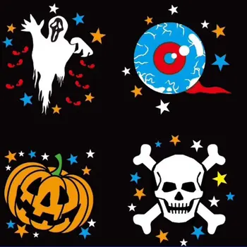 

RGB Led Lights Holographic Projector Halloween Outdoor Garden Lawn For Home Holiday Christmas Decorations With Timer 12 patterns