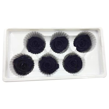 

Eternal Roses Heads,Real Natural Fresh Preserved Rose,Beauty And The Beast Forever Rose,Immortal Flower Material Black