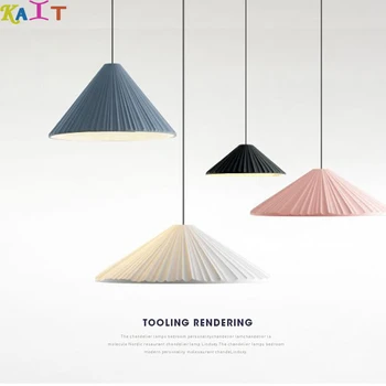 

KAIT Modern LED Pendant Light lamp Macaron Creative Restaurant lampshade Living Dinning Room Pendant Light