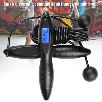 

Digital Jump Rope Counting Timekeeping Jumping Rope Calorie Counter for Indoor and Outdoor Fitness H7JP