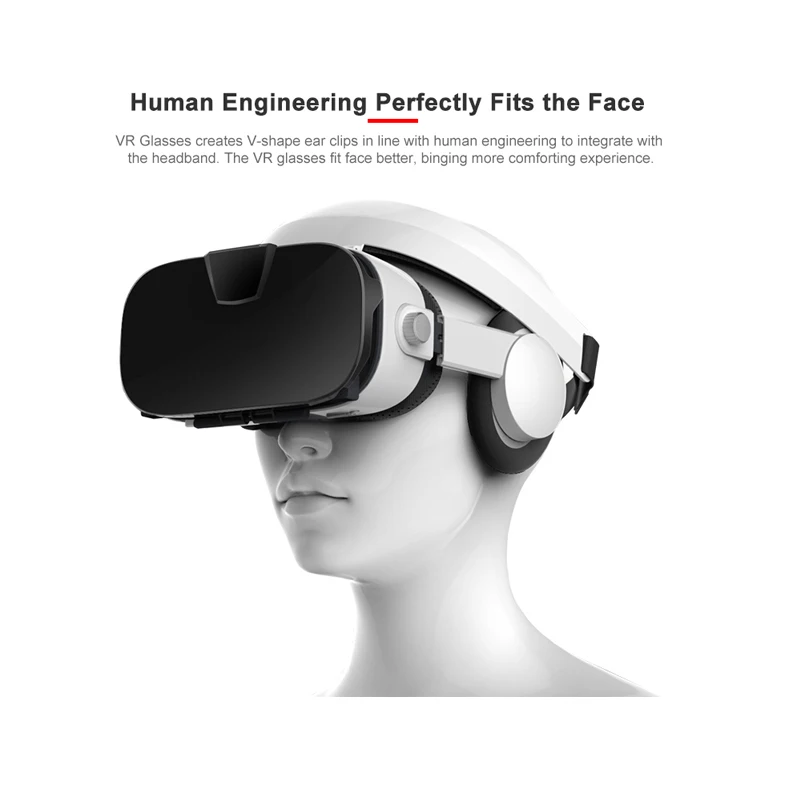 FiiT 112 FOV VR Очки виртуальной реальности удаленные 3D Android картон VR 3D гарнитура стерео шлем коробка для смартфонов 4,0-6,2 дюймов