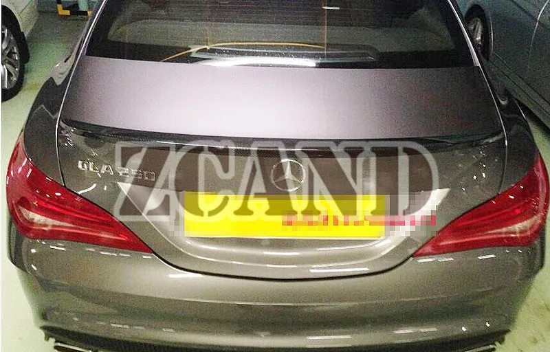 Real Carbon fiber Trunk Spoiler fit For Benz C117 W117 CLA CLA200 CLA180 CLA45AMG CLA200 CLA250 2014UP 2013