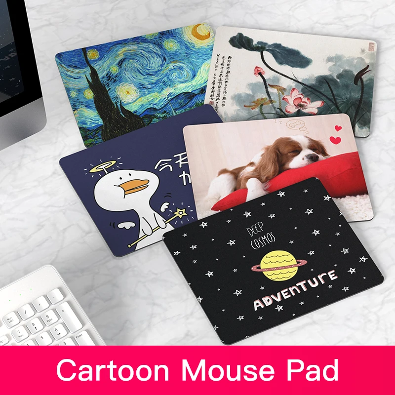 26*21cm Mouse Pad Desk Mats Rubber Tablet Gaming Mice Mat Home Office Computer Pads Mousepad Kawaii PC Laptop Gamer | Компьютеры и