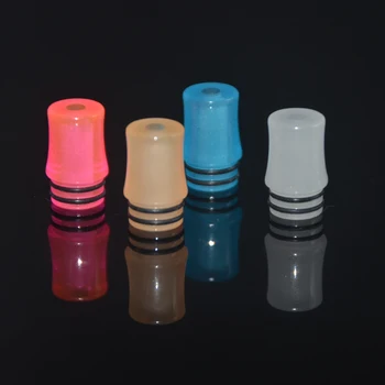 

510 MTL Luminous fluorescent Mouthpiece Vape 510 Drip Tips Mouthpieces Cap for Dvarw/Flash e-Vapor/KF lite/ TAIFUN GTR
