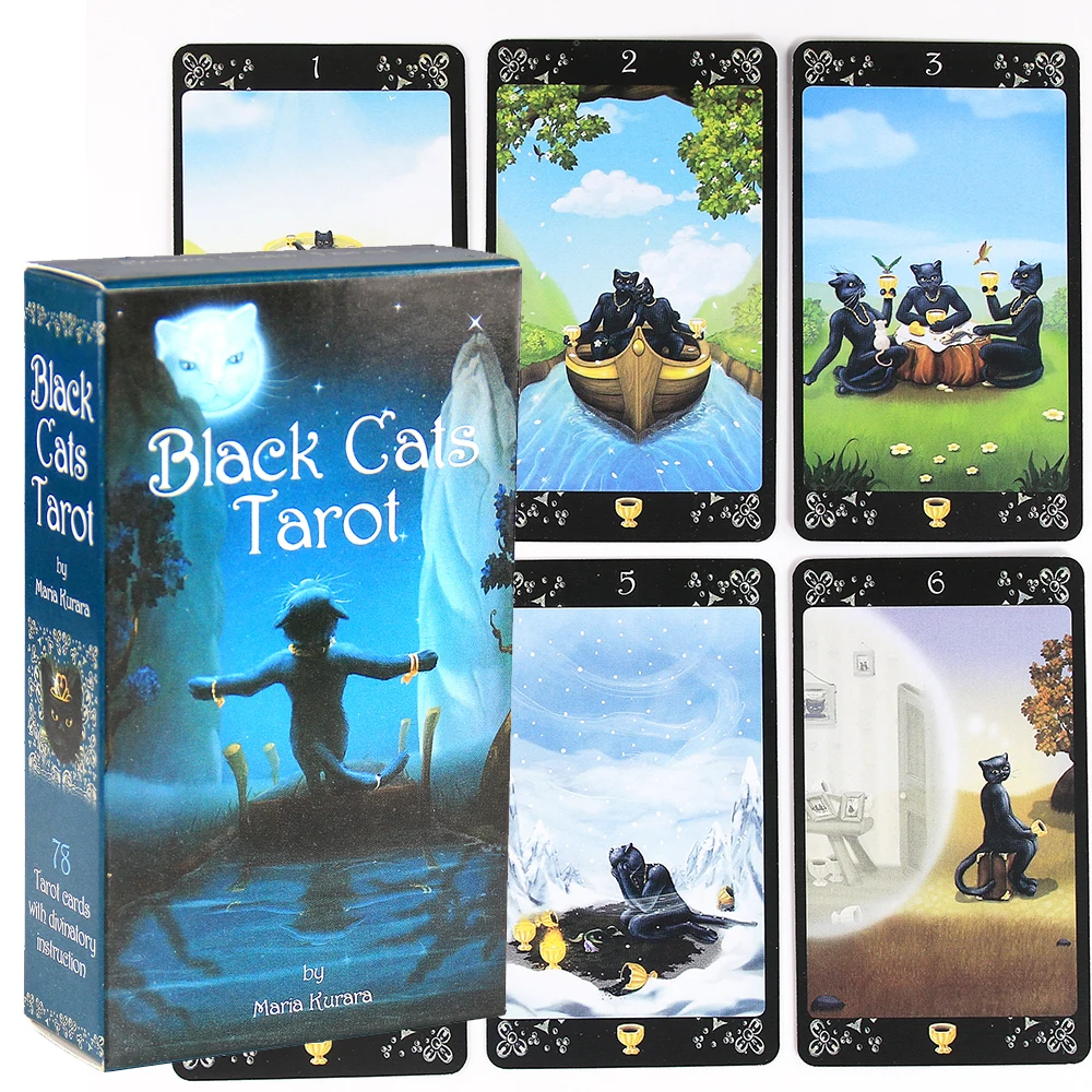 Prisma Vision Tarot Cards | Black Cat Tarot Cards | Black Cat Tarot ...
