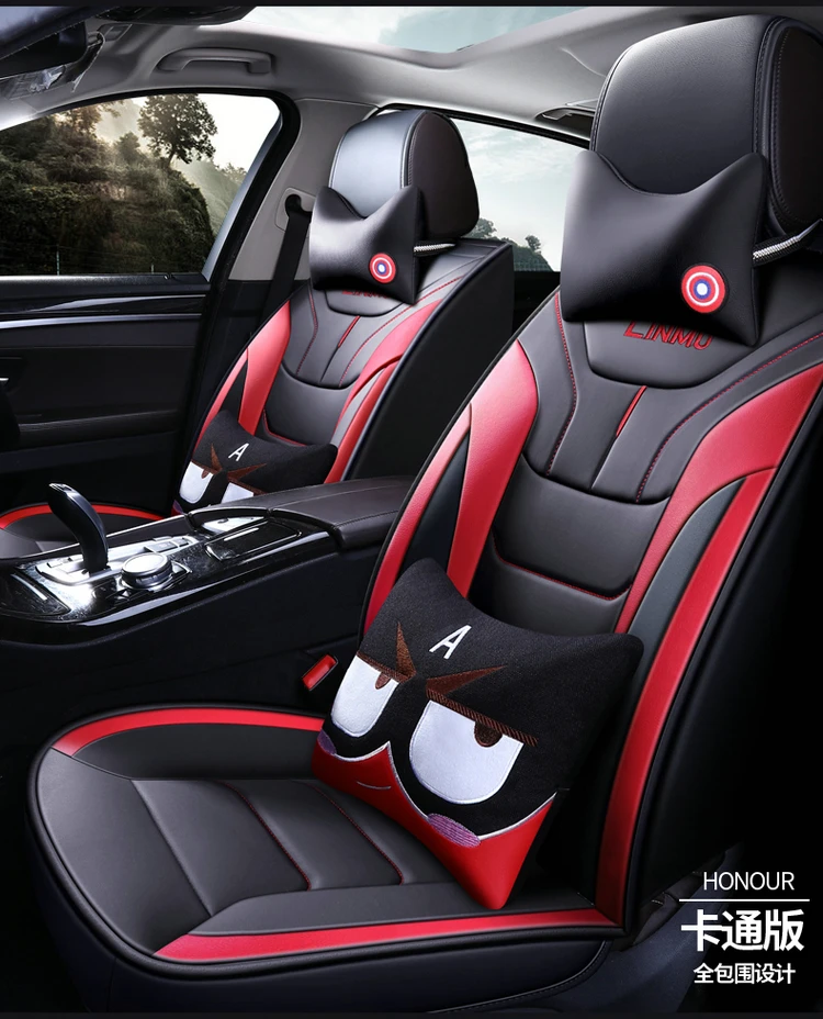 Чехлы для автокресел из искусственной кожи с полным покрытием для Mitsubishi outlander sport outlander pajero sport
