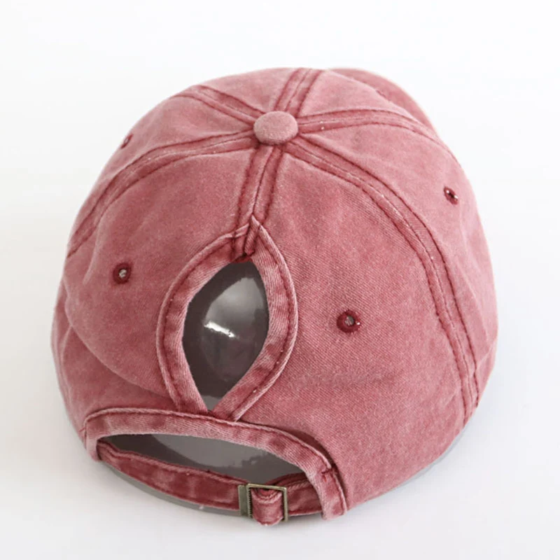 Модный конский хвостик бейсбольная Кепка из промытого хлопка для женщин Snapback бейсбольная кепка женская уличная Спортивная Кепка s Lady Bone Gorras CP0400