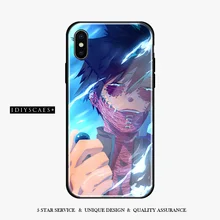 Dabi My Hero Academy Мягкий силиконовый чехол для телефона из закаленного стекла для iPhone 6 6S 7 8 Plus X Xr Xs 11 Pro Max