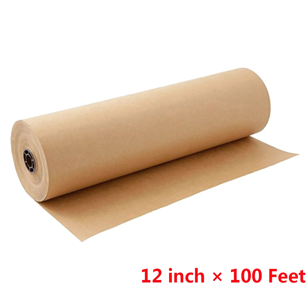 30m BROWN KRAFT PARCEL PAPER For Packing And Wrapping Parcels STRONG ROLLS
