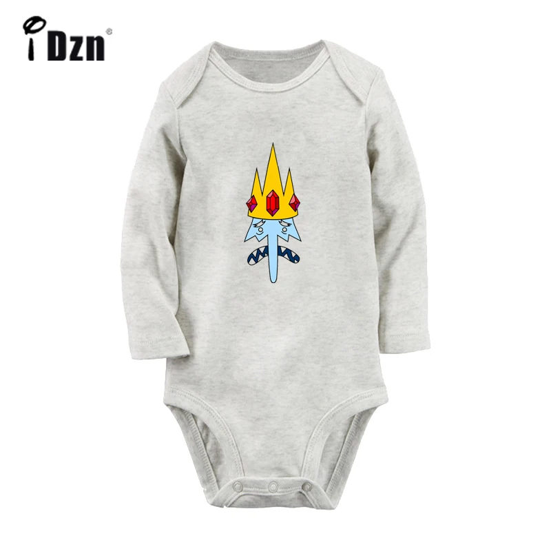 

Cute Adventure Time with Finn and Jake The Ice King Flame Princess Design Newborn Baby Bodysuit Toddler Onsies Jumpsuit Clothes
