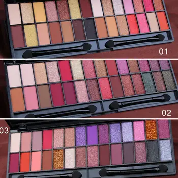 

28 Color Glitter Eyeshadow Student Beauty Shimmer Matte Eyeshadow Nude Mirror Eye Pearlescent Brush Shadow Palette Colorful L6M0