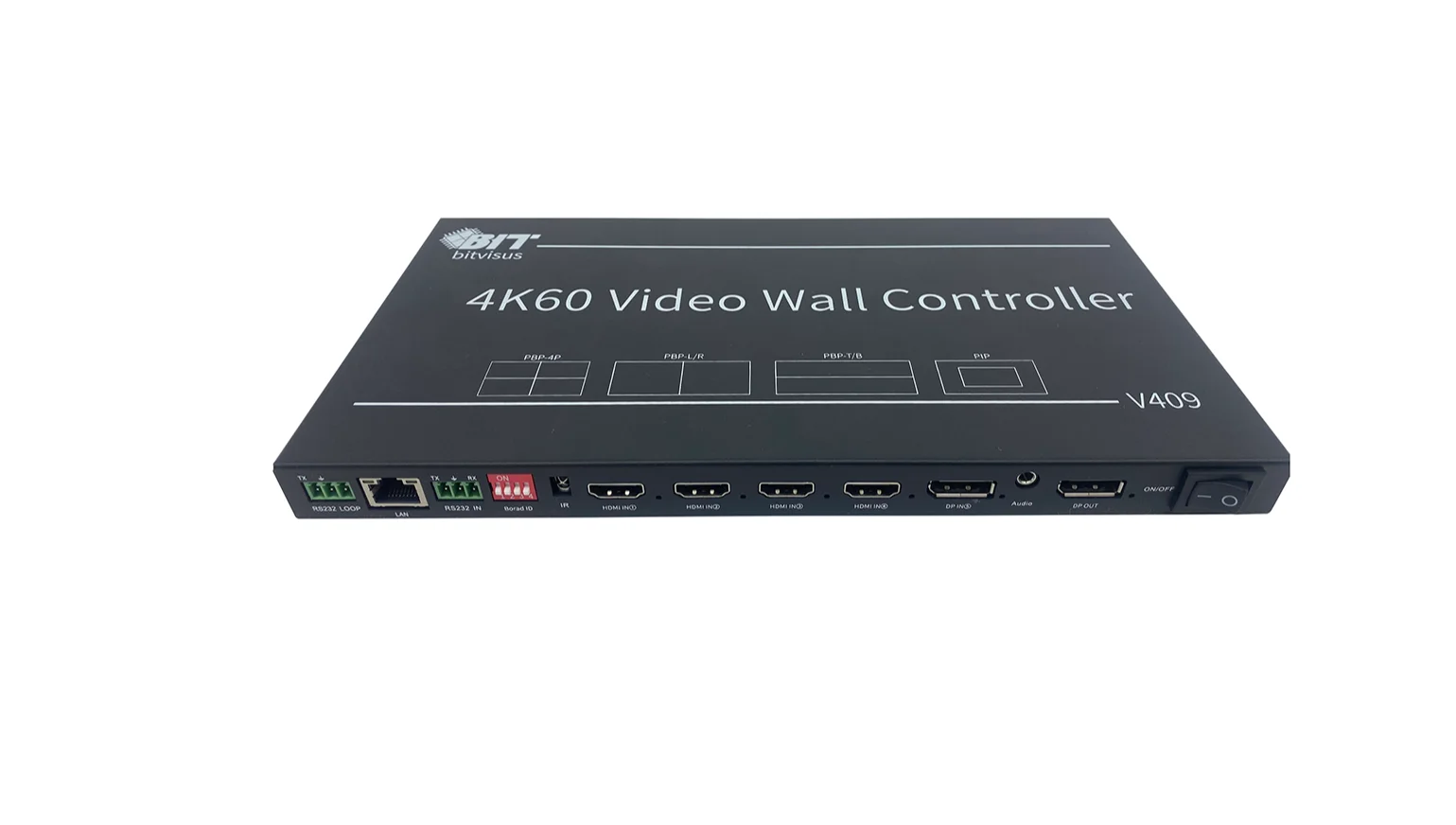 

2022 NEW Bitvisus saling 1x9 3x3 2x9 HD professional audio 3x4 2x6 video wall controller 2k 4k 8k tv rotating splicing