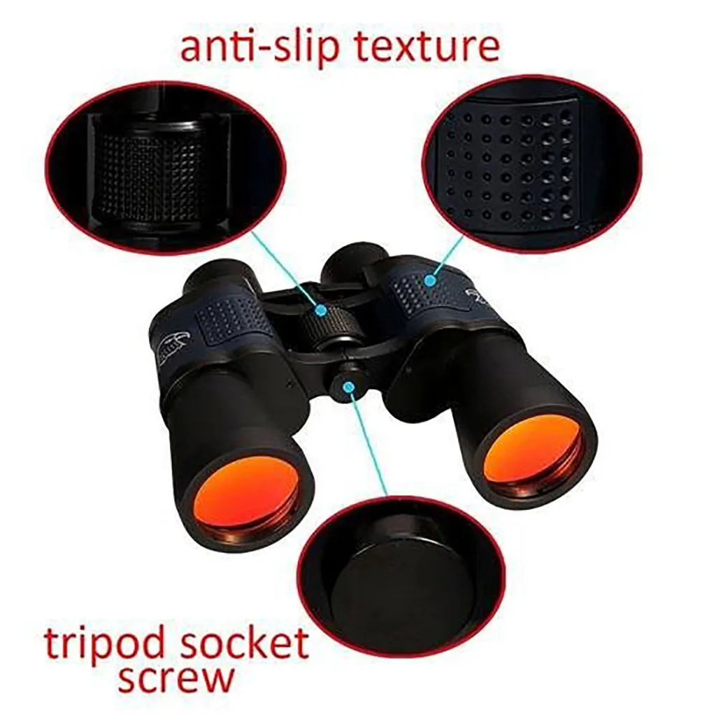 

Waterproof High Power Binoculars Camping newly New 60x60 3000M High Power Definition Night Vision Binoculars Telescope Outdoor