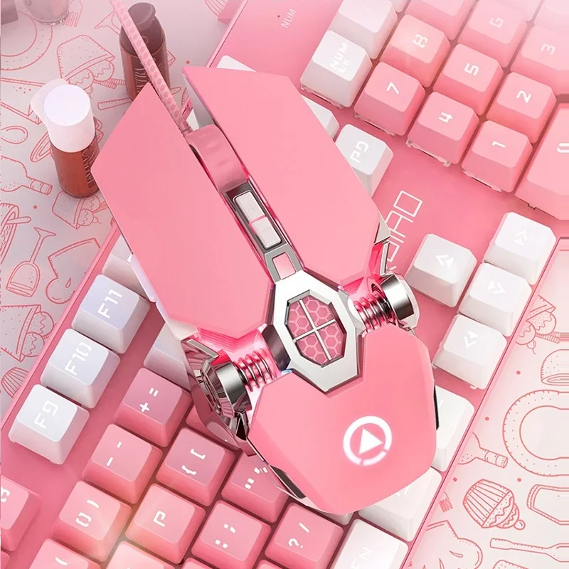 Clavier d'ordinateur,Girly-Ensembles de clavier et souris Kawaii 2 en 1, clavier de jeu mécanique 104 prédire,arbre- 2 in 1 Combos-D - Cdiscount  Informatique