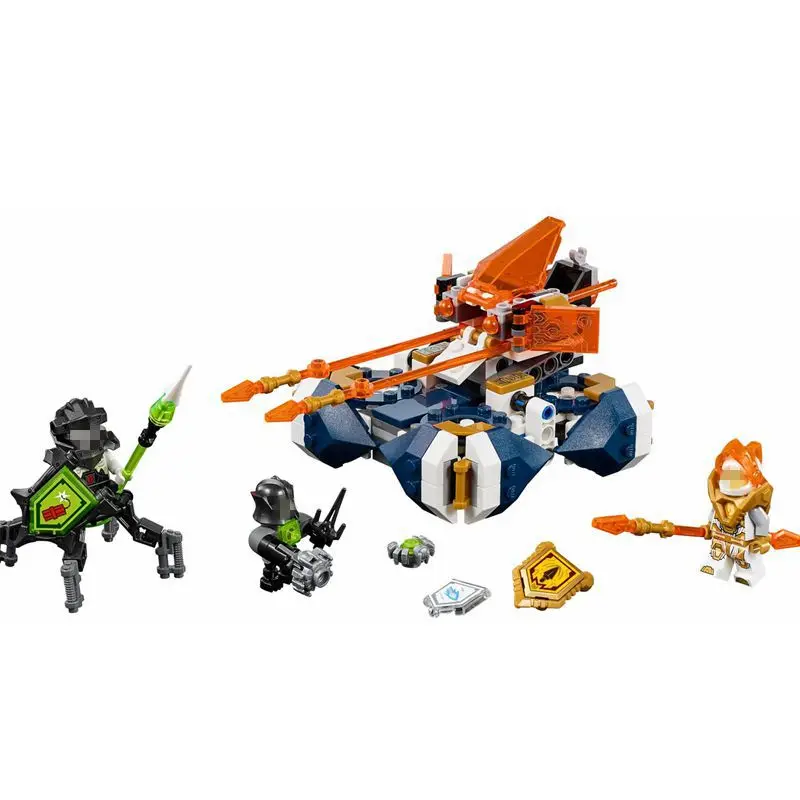 Новый nexu knight Lance's Hover Jouster строительные блоки кирпичи совместимые 72001 nexoe Lepining