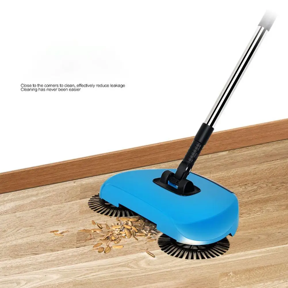 

Stainless Steel Hand Push Sweeping Machine Broom Sweeper Mop Home Cleaning Tool