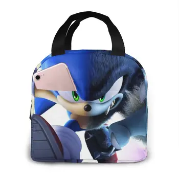 

Sonic Waterproof Zipper Portable Insulated Lunch Bag, Washable And Reusable, Suitable For Outdoor Travel Picnic School Office
