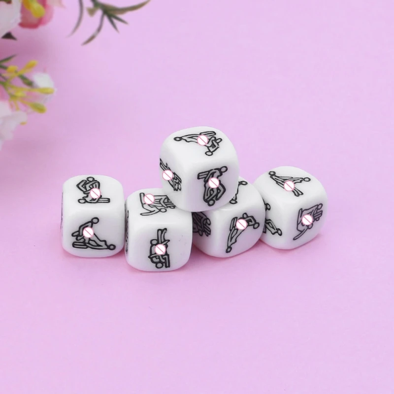 Game dice,dice set,acrylic dice 20mm Adult Sex Dice Erotic Poses Couple Funny Sexy Love Toy Night Bar Humor Game