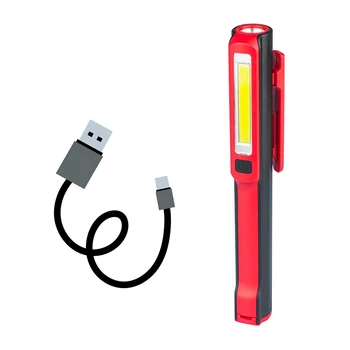 

Meijuner Flashlight Rechargeable LED Work Light Portable Pocket COB Super Bright Lamp Working Inspection Light Torch B016