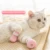 4ШТ Anti-Cat Paw Foot Cover Перчатки Anti-Scratch Cut Nails Ванна Укус Стиральная Кошка Ноги Набор Лапа Протектор Сапоги Pet Bath Supplies