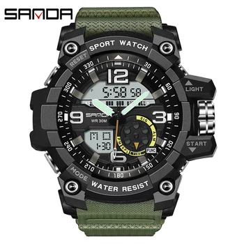 

G style Men Military Watch Waterproof Wristwatch LED Quartz Clock Sport Watch Male relogios masculino Sport Watch Men S Shock
