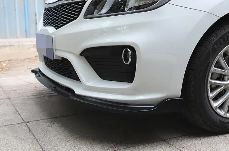 Для KIA K2 RIO Body kit спойлер 2016 2018 ABS задний передний бампер диффузор защитные