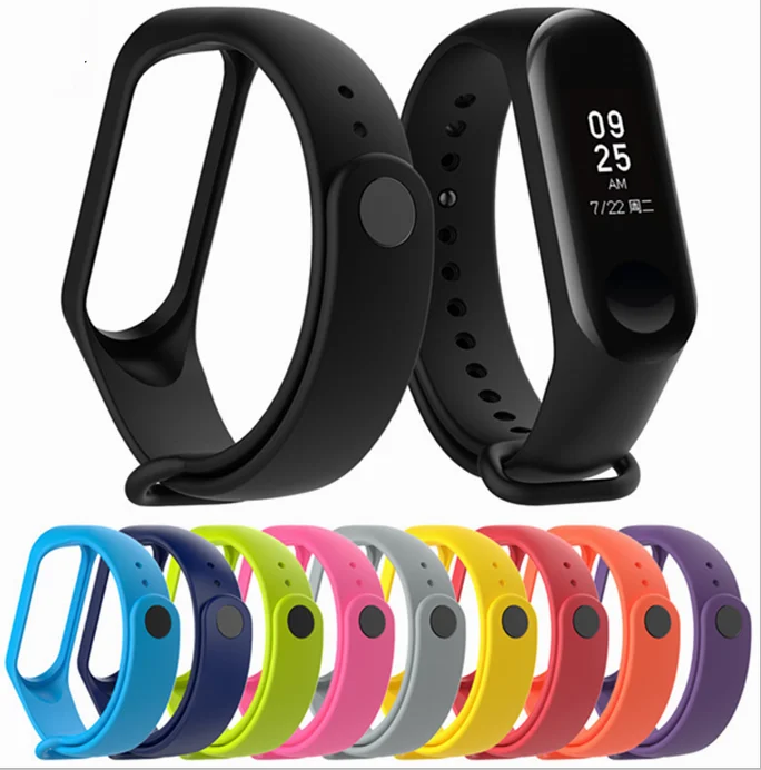 

TPE Smart Bracelet For Xiaomi Mi Band 4 Sport Strap watch wrist strap For xiaomi mi band 4 bracelet Miband 4 Strap