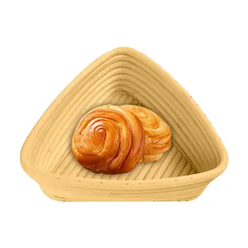 

Triangle Bread Basket Ferment Basket Bread Making Props Fermentation Rattan Basket Country Bread Proving Blooming Baskets